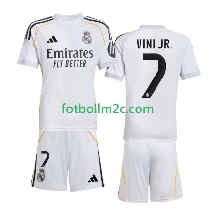 Fußballtrikots Real Madrid Vinicius Junior 7 Kinder Heim Trikotsatz 2025-2026 Fußballtrikots Real Madrid Vinicius Junior 7 Kinder Heim Trikotsatz 2025-2026